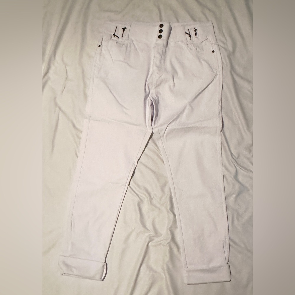 Plus size white jeggings size 3X